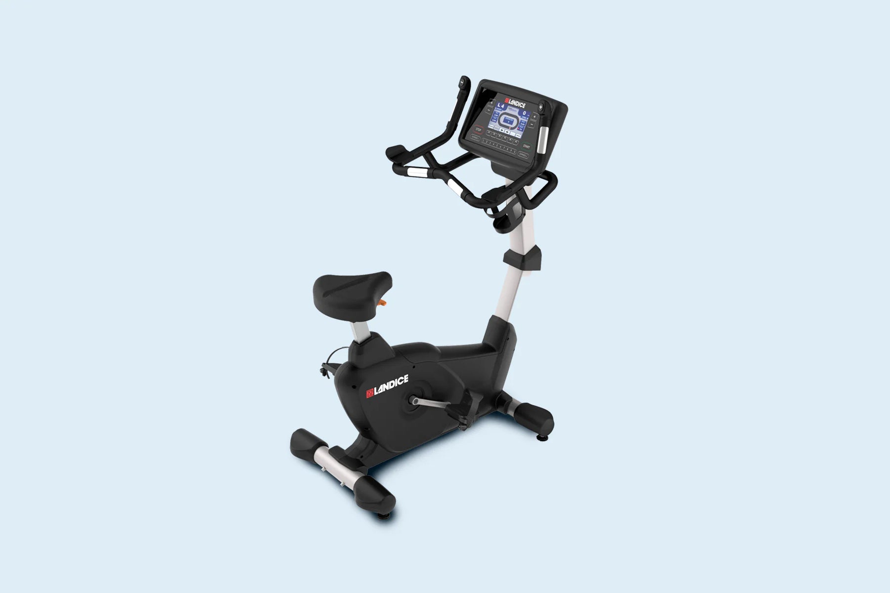 Landice U9 Commercial Upright Exercise Bike - Heavy Duty Gym Equipment for Home & Commercial Use - Perfect for Cardio Workouts, Weight Loss & Fitness Training