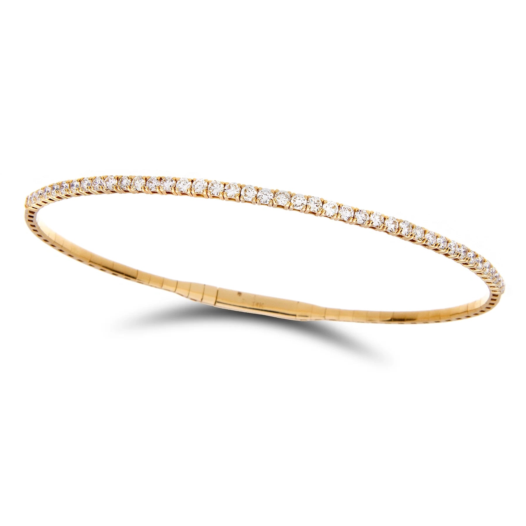 Flexible Diamond Tennis Bracelet for Women - Elegant Stackable Bangle Jewelry for Daily Wear & Special Occasions