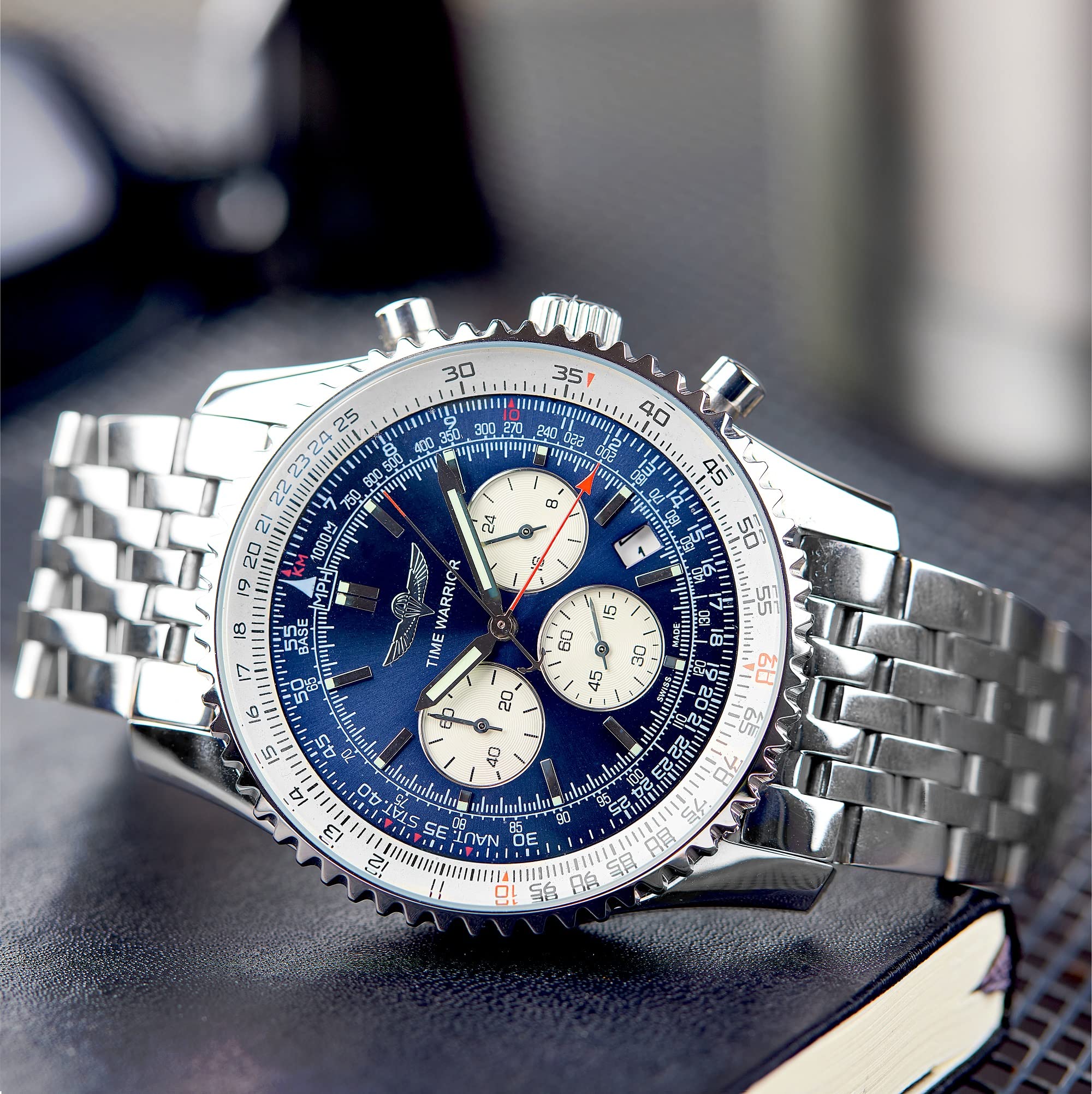 Automatic Chronograph Men's Mechanical Watch - Luxury Luminous Fashion Watch for Men | Perfect for Business, Casual Wear & Special Occasions
