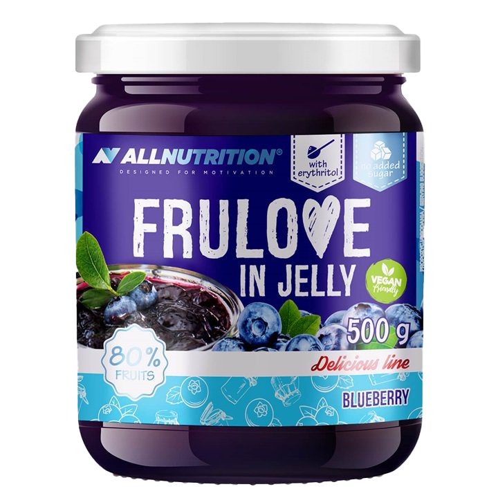Allnutrition Frulove In Jelly 500g - Delicious Fruit Flavored Jelly Snacks for Energy Boost, Gym & Outdoor Activities