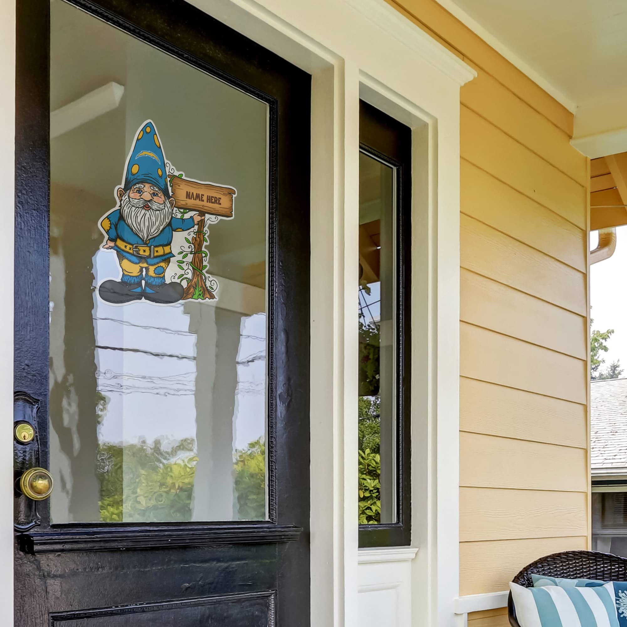 Los Angeles Chargers NFL Football Gnome Personalized Pennant - Soft Felt Home & Living Room Decor - Easy to Hang - Perfect for Game Day, Man Cave & Sports Fan Gifts