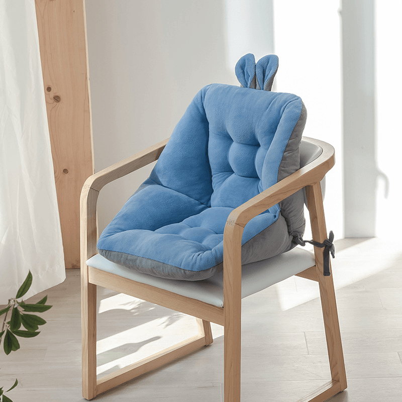 Adorable Bunny Chair Cushion - Soft Plush Seat Pad for Kids Room, Nursery, or Gaming Chair - Perfect for Home Decor, Reading Nook, and Cozy Comfort