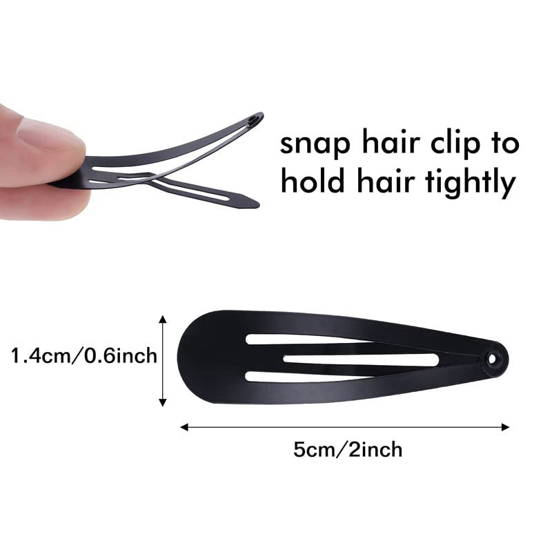 Shidara 24-Piece Solid Plain Metal Snap Hair Clips for Women, Girls & Toddlers - DIY Craft Hair Accessories in Multi Colors | Perfect for School, Parties & Everyday Hairstyles