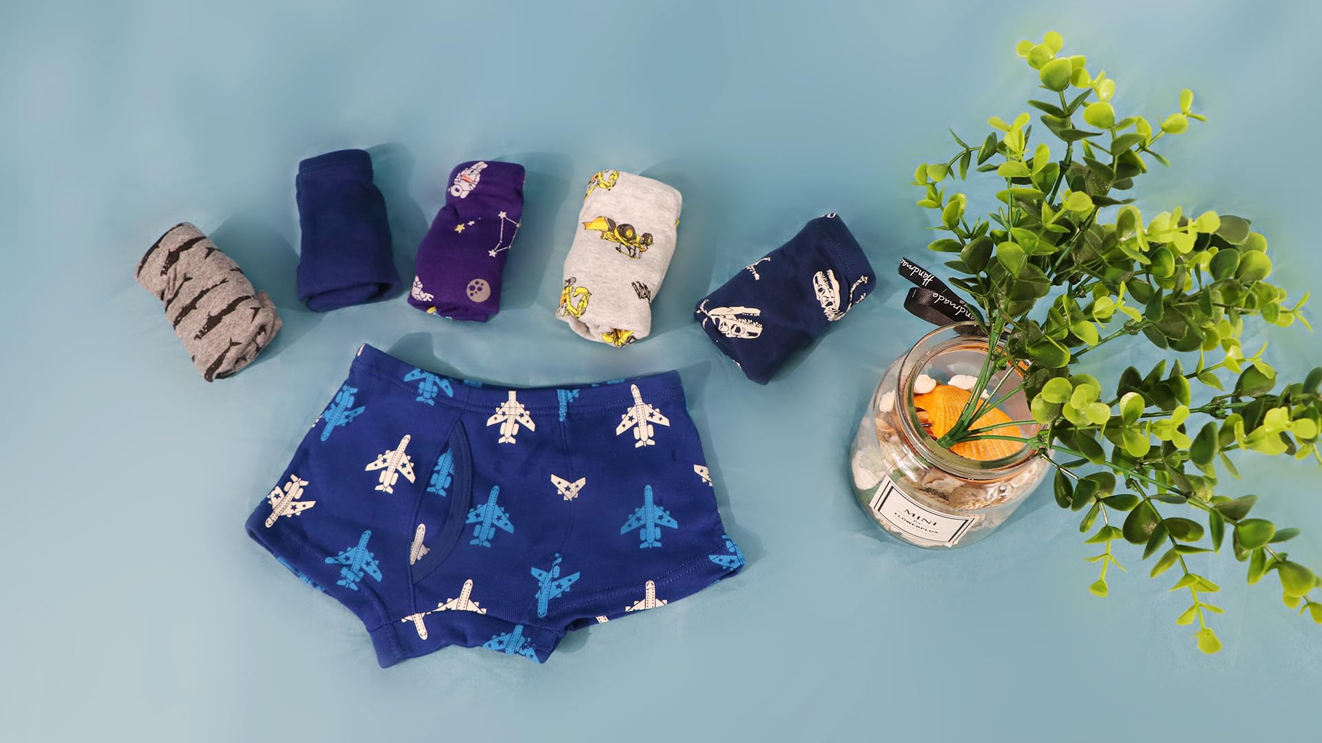 **Soft Cotton Boys' Underwear Multipack - Breathable & Comfortable Briefs for Kids - Perfect for School, Play & Everyday Wear**