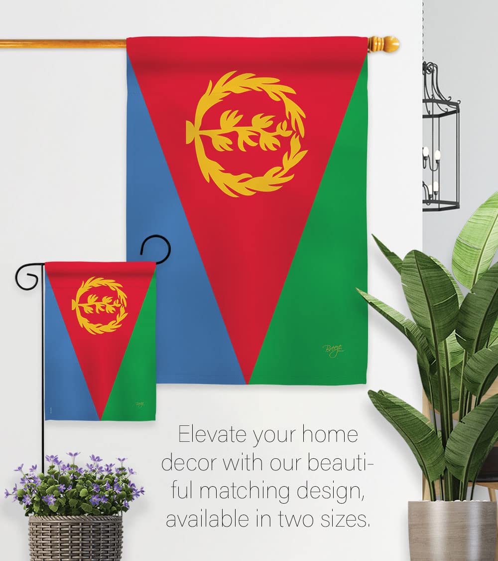 Eritrea National Flag Set 28x40
