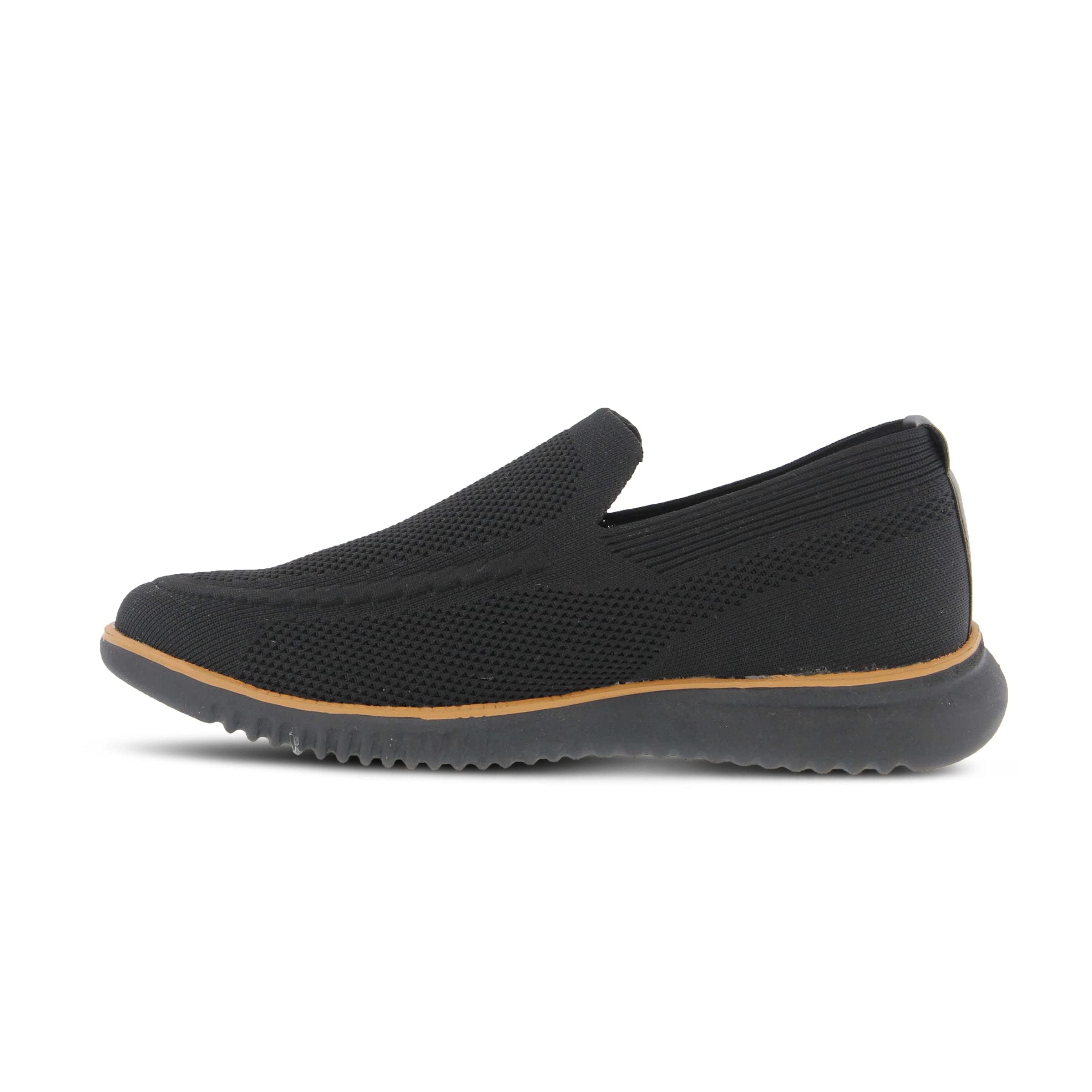 Spring Step Anders Men's Slip-On Loafers - Comfortable Casual Shoes with Full-Length Cushioned Insole - Lightweight Breathable Slip-Ons for Work, Travel & Everyday Wear