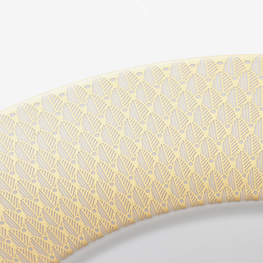 Christofle Malmaison Impériale Porcelain Underplate - Elegant Dinnerware for Fine Dining & Formal Entertaining - Luxury Table Setting Accessory for Weddings, Anniversaries & Special Occasions