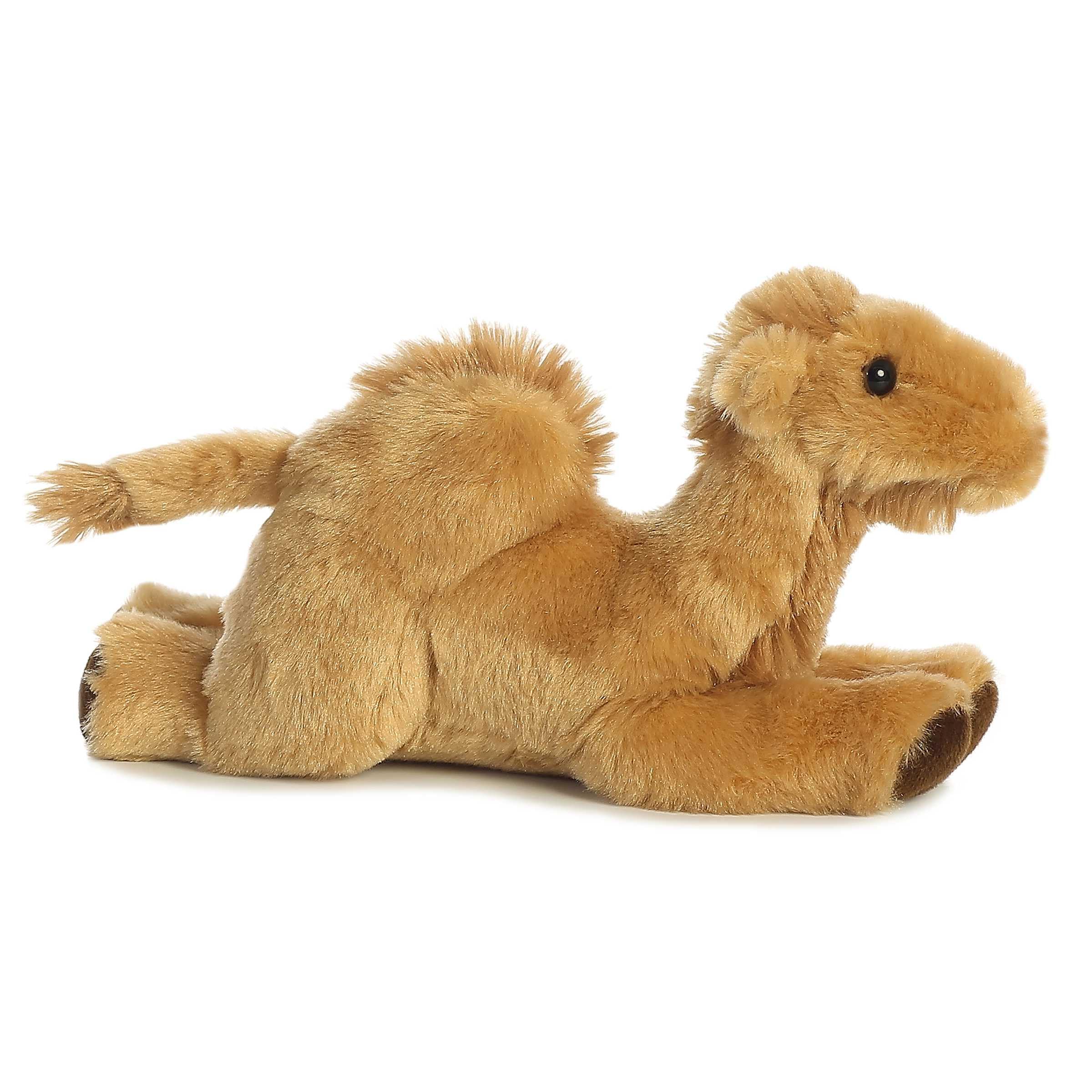 Aurora® Mini Flopsie™ Camel Plush Toy - Soft Brown Stuffed Animal, 8