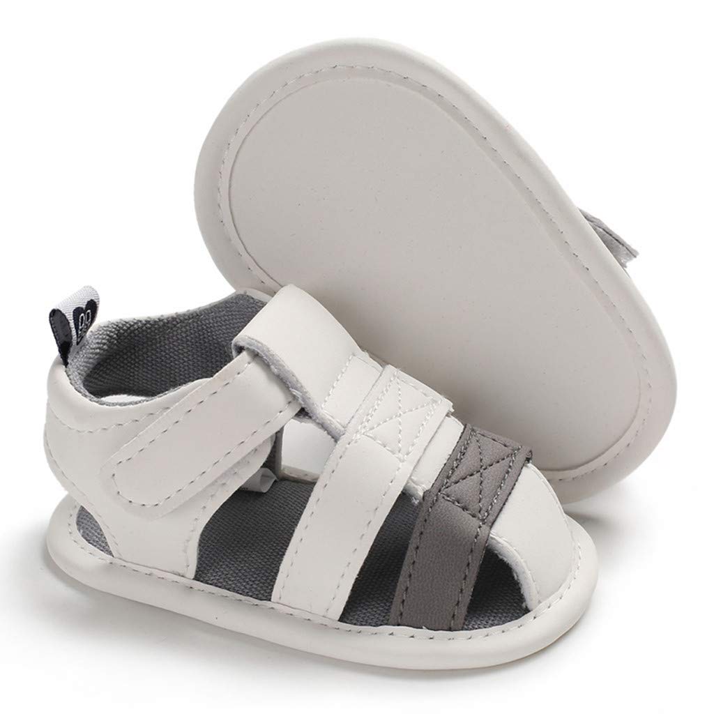 **Toddler Boys Canvas Shoes - Soft Breathable Prewalker Sandals for Infants | Lightweight Single Sole Design | Perfect for Playtime, Walking & Outdoor Activities**