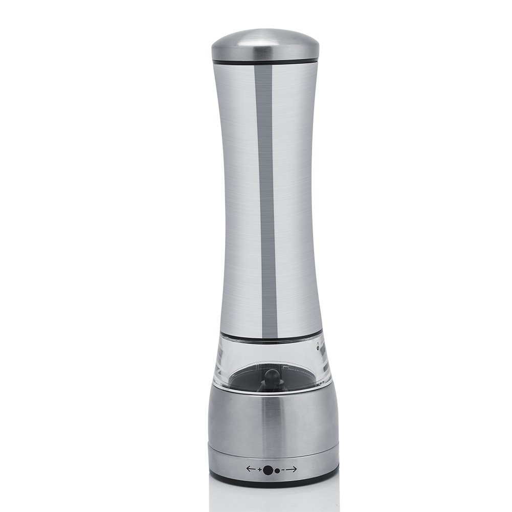 Premium Stainless Steel Manual Pepper Grinder & Salt Mill - Adjustable Coarseness, Ergonomic Design for Effortless Grinding - Perfect for Kitchen, Dining Table, Camping & Gifting