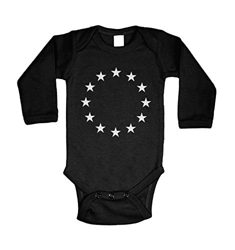 Circle of Stars - Black - Long Sleeve