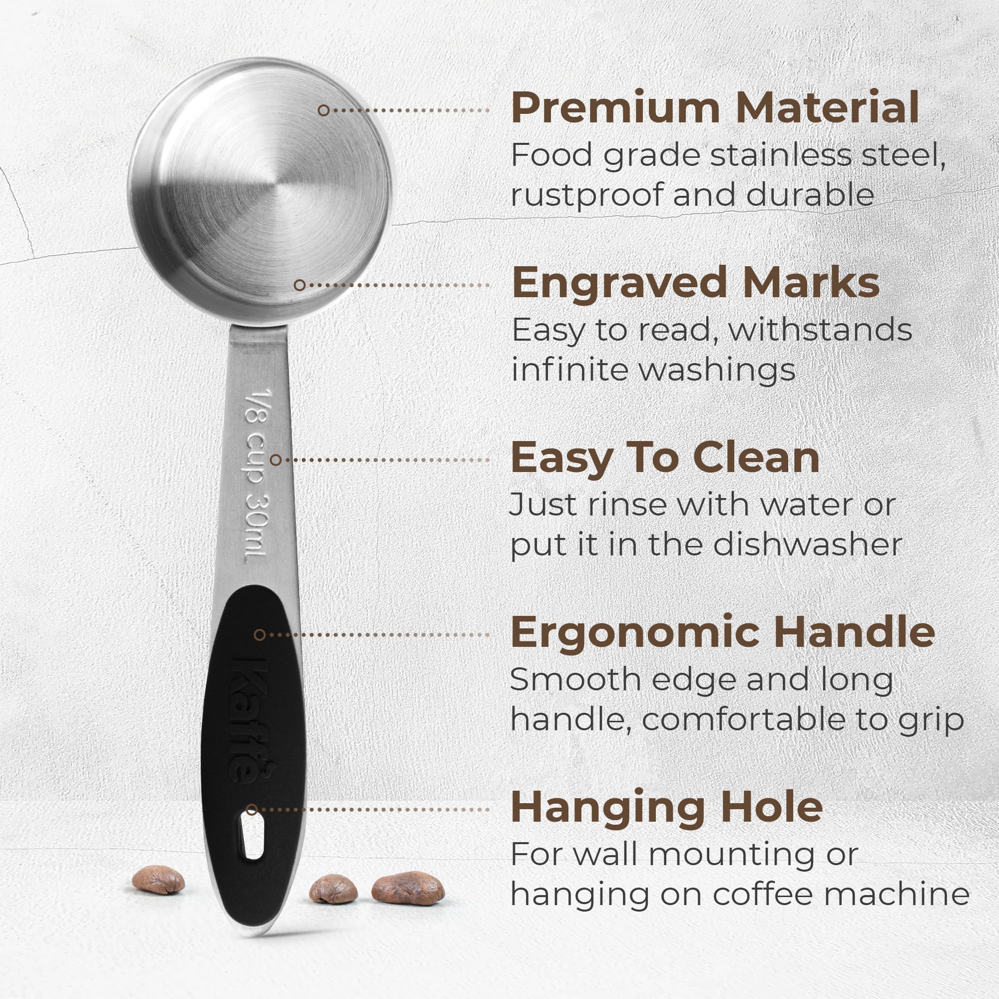 Premium Kaffe Electric Burr Coffee Grinder with Adjustable Coarseness (5.5oz) & Medium Roast 100% Arabica Colombian Coffee Beans (12oz) Bundle - Rich Chocolate & Almond Notes - Perfect for Home Brewing, Office Use & Gift Giving