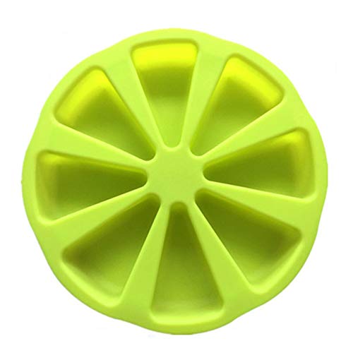 Premium Silicone Cake Molds - 6-Piece Triangle Pudding & Muffin Baking Set, Non-Stick Bakeware for Fondant Cakes, Cupcakes & Desserts (Green) - Perfect for Birthday Parties, Baking Classes & Home Kitchen Use