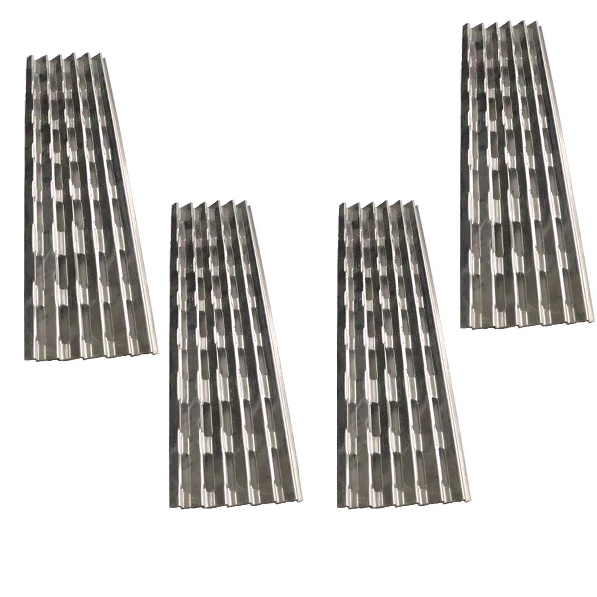 4-Pack 16GA Stainless Steel Heat Plate Replacement for Viking VGIQ300-2RT, VGIQ410-3RT, VGIQ412-2RT, VGIQ530-4RT, VGIQ532-3RT - Compatible with Viking Gas Grills - Durable & Rust-Resistant for Outdoor BBQ Cooking
