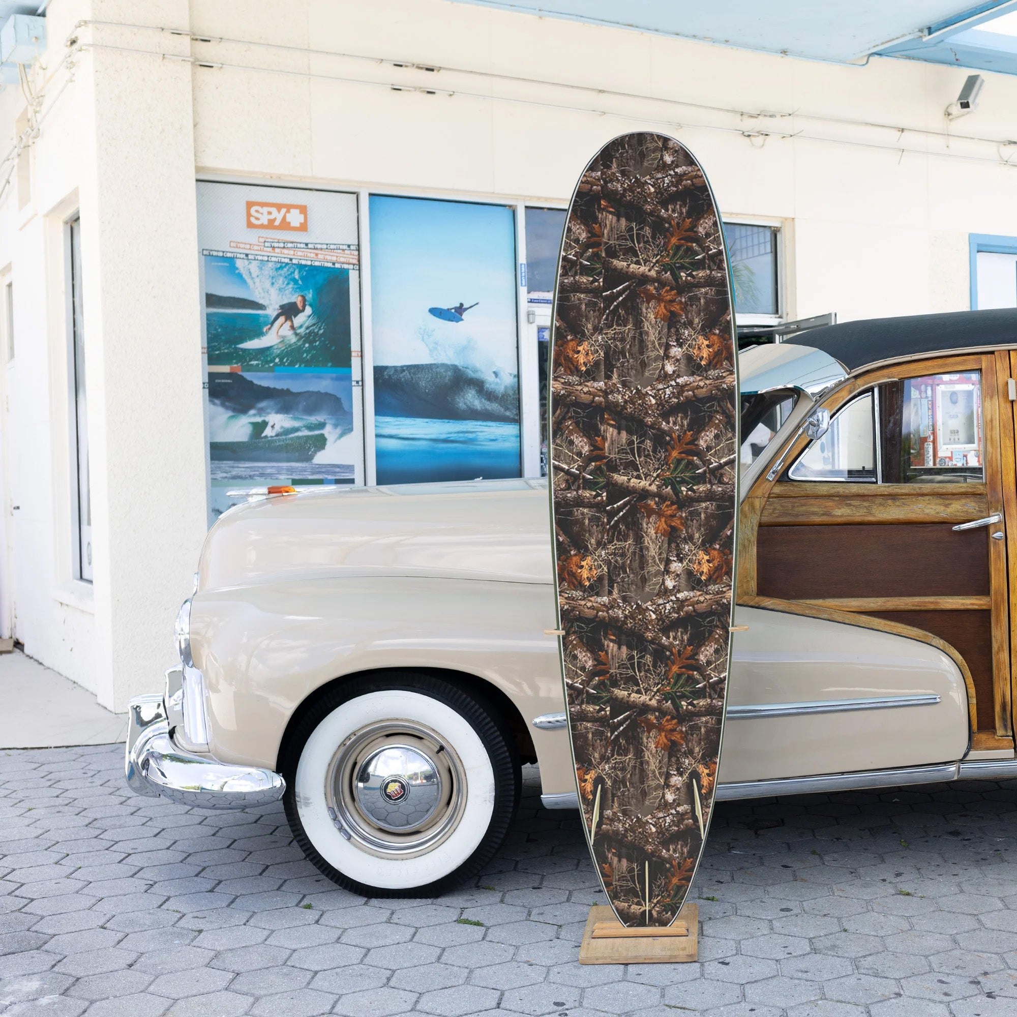 Catch Surf Odysea Log 8'0 Soft Top Surfboard - Real Tree Military Green - Perfect for Beginners & Wave Riding Fun at Beach, Lake or Ocean