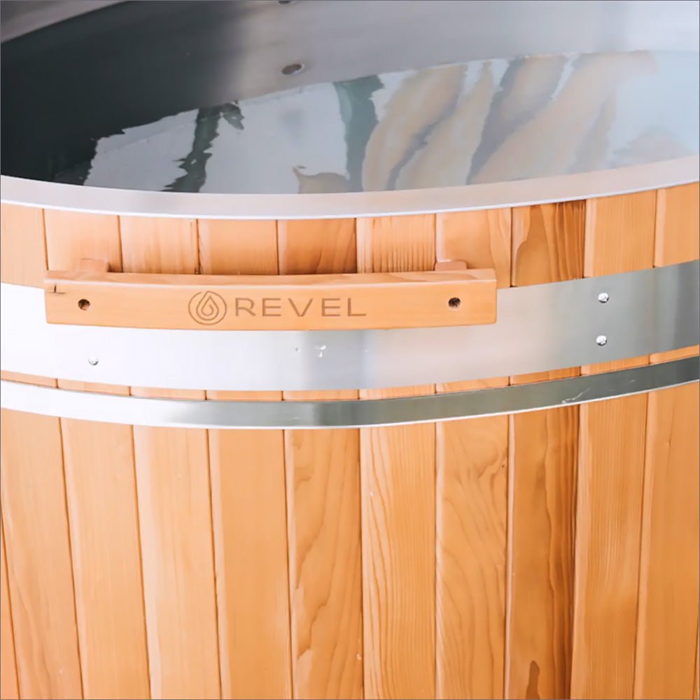 Premium Nordic Ice Bath Tub - Revel Recovery Glacier Solo for Cold Therapy & Muscle Recovery - Perfect for Athletes, Fitness Enthusiasts & Post-Workout Recovery