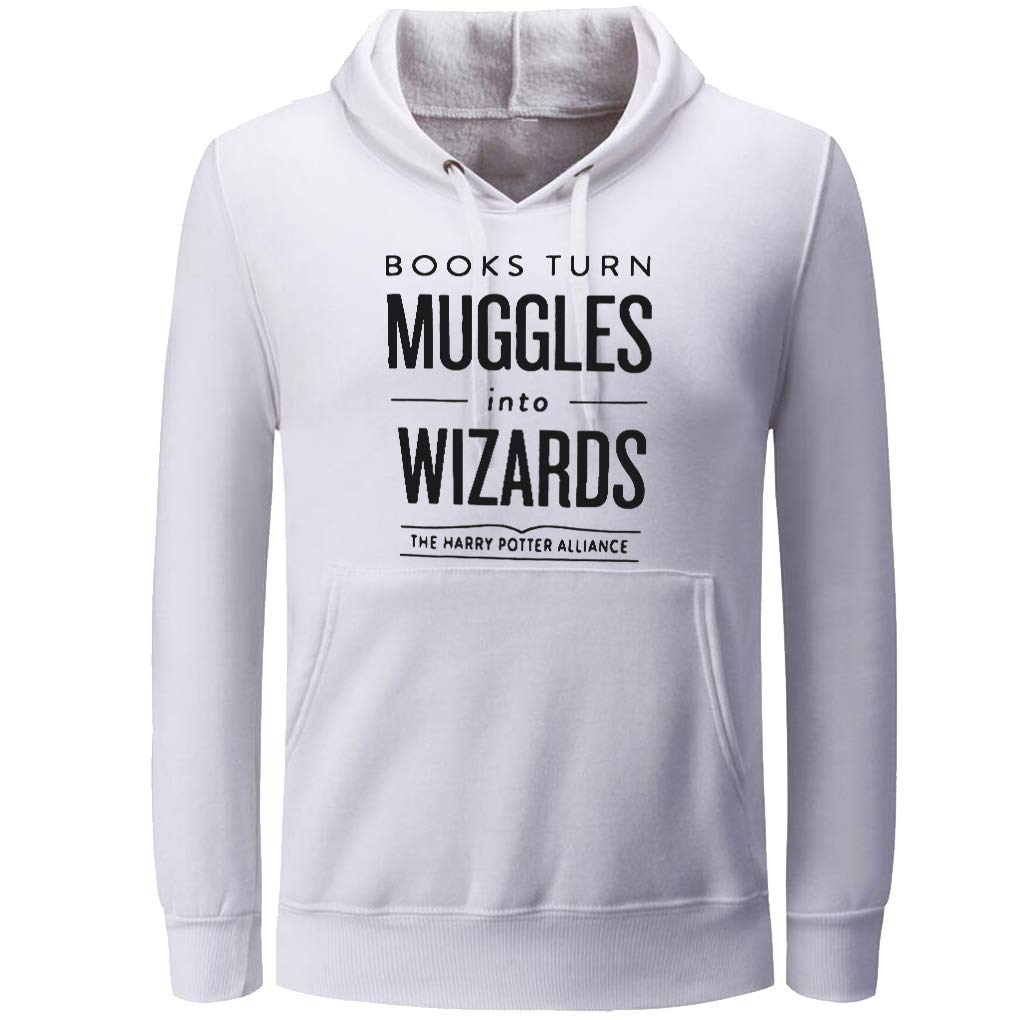 Ptarmigan Unisex Harry Potter Inspired Wizard Hoodie - Cute & Cozy for Fans, Perfect for Halloween, Cosplay & Casual Wear