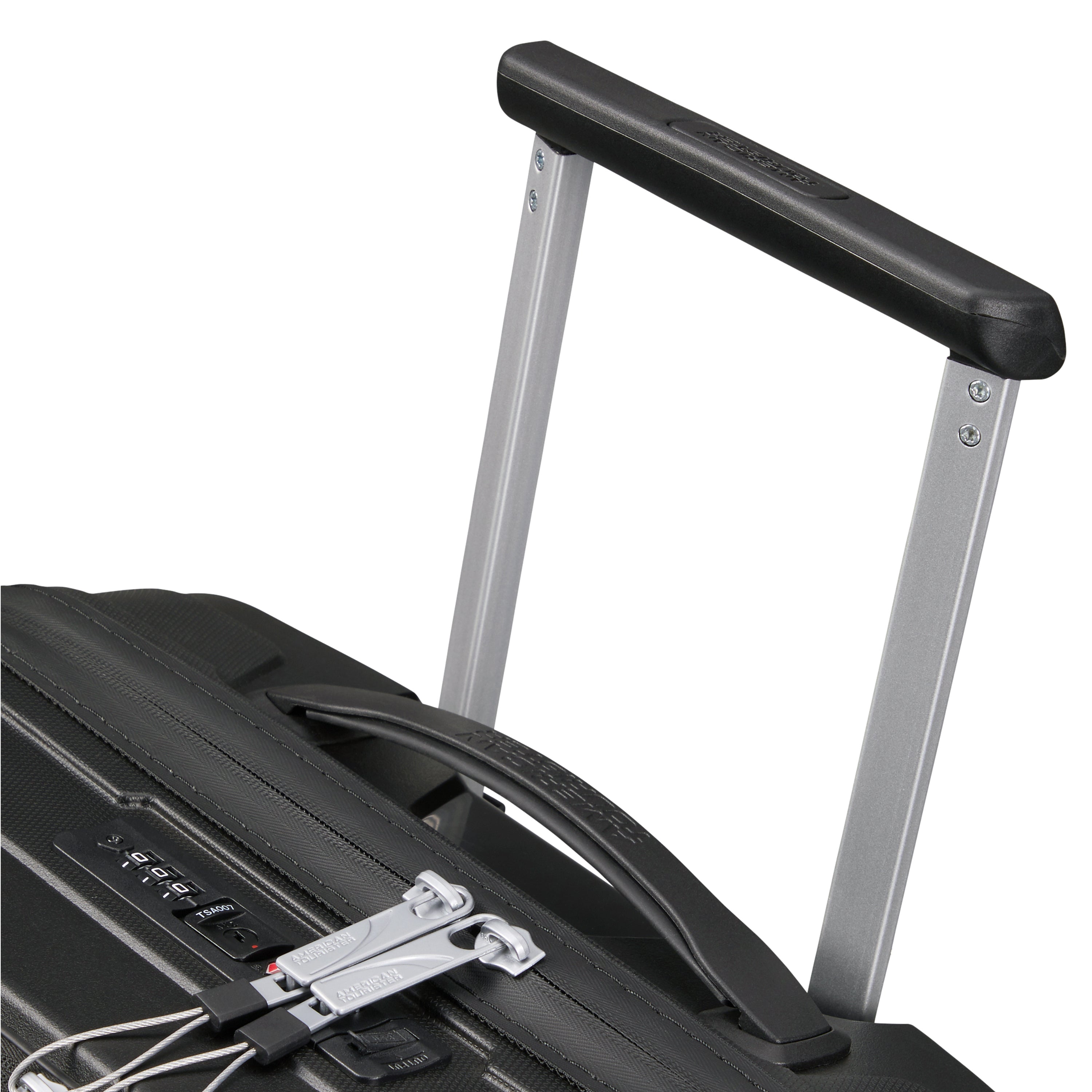 American Tourister Airconic Spinner Frontload Carry On Luggage - Lightweight Expandable Suitcase for Travel, Business Trips & Weekend Getaways | Durable Hardshell Spinner with Smooth Wheels & TSA Lock