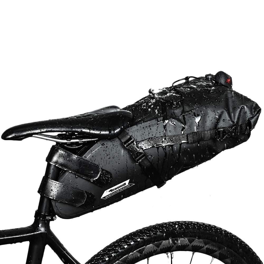 Waterproof Bike Seat Bag - Under Seat Bicycle Saddle Bag for Mountain & Road Bikes - Rainproof Cycling Accessories - Perfect for Commuting, Touring & Outdoor Adventures