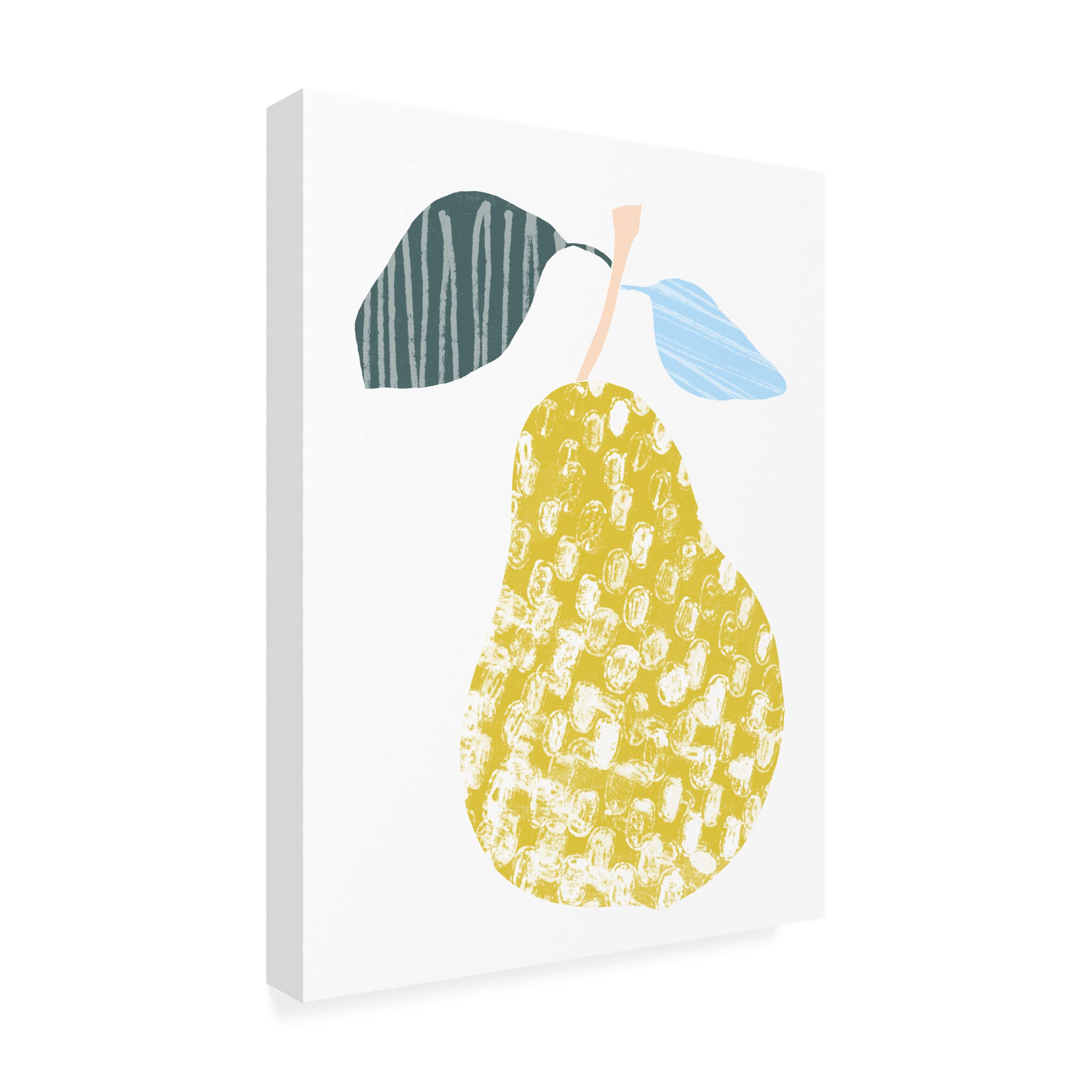 Trademark Fine Art 'Cut Paper Fruit I' Canvas Wall Art by June Erica Vess - Modern Home Decor for Living Room, Bedroom & Office