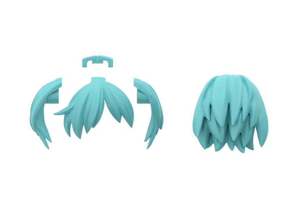 Bandai 30 Minutes Sisters 30MS Option Hair Style Parts Vol. 5 - Anime Model Kit Accessories for Customization (4-Piece Set) | Perfect for DIY Figure Collectors & Cosplay Enthusiasts