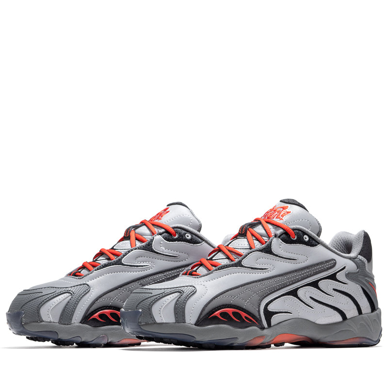 A$AP Rocky x Puma Inhale Reflective Sneakers - Team Silver/Flat Medium Gray - Stylish Running & Streetwear Shoes for Men