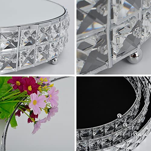 3-Piece Crystal Beaded Chandelier Cake Stand Set (12