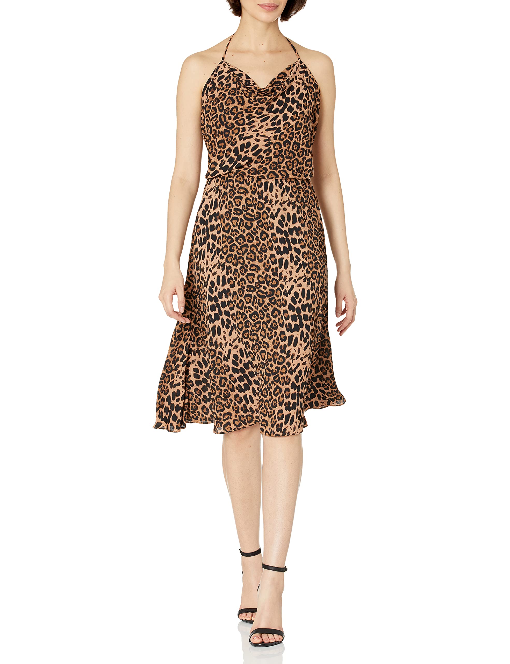 Dress the Population Women's Zherra Floral Lace Midi Dress - Elegant Party, Wedding Guest & Special Occasion Outfit