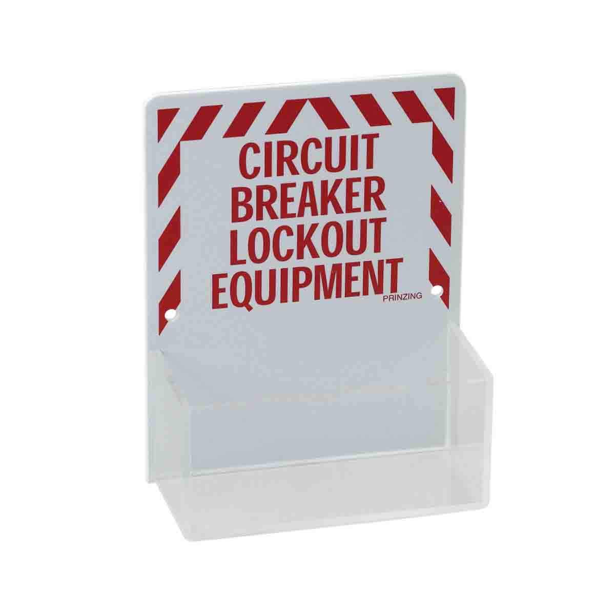 Lockout Tagout Board - Red & White Unfilled Safety Station for OSHA Compliance | Ideal for Workplace Safety & Hazard Control