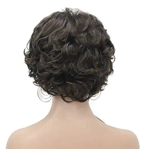Short Layered Pre-Styled Synthetic Wig for Women - Heat Resistant & Natural Look - Perfect for Cosplay, Daily Wear & Special Occasions