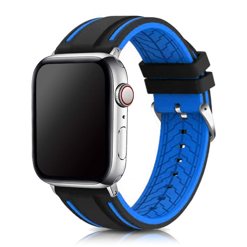 Compatible with Apple Watch Bands 49mm 45mm 44mm 42mm 41mm 40mm 38mm - Soft Silicone Sport Strap for iWatch Series Ultra 2/SE/10/9/8/7/6/5/4/3 - Durable Sweatproof Replacement Watch Band for Men & Women - Perfect for Running, Gym Workouts & Outdoor Activities