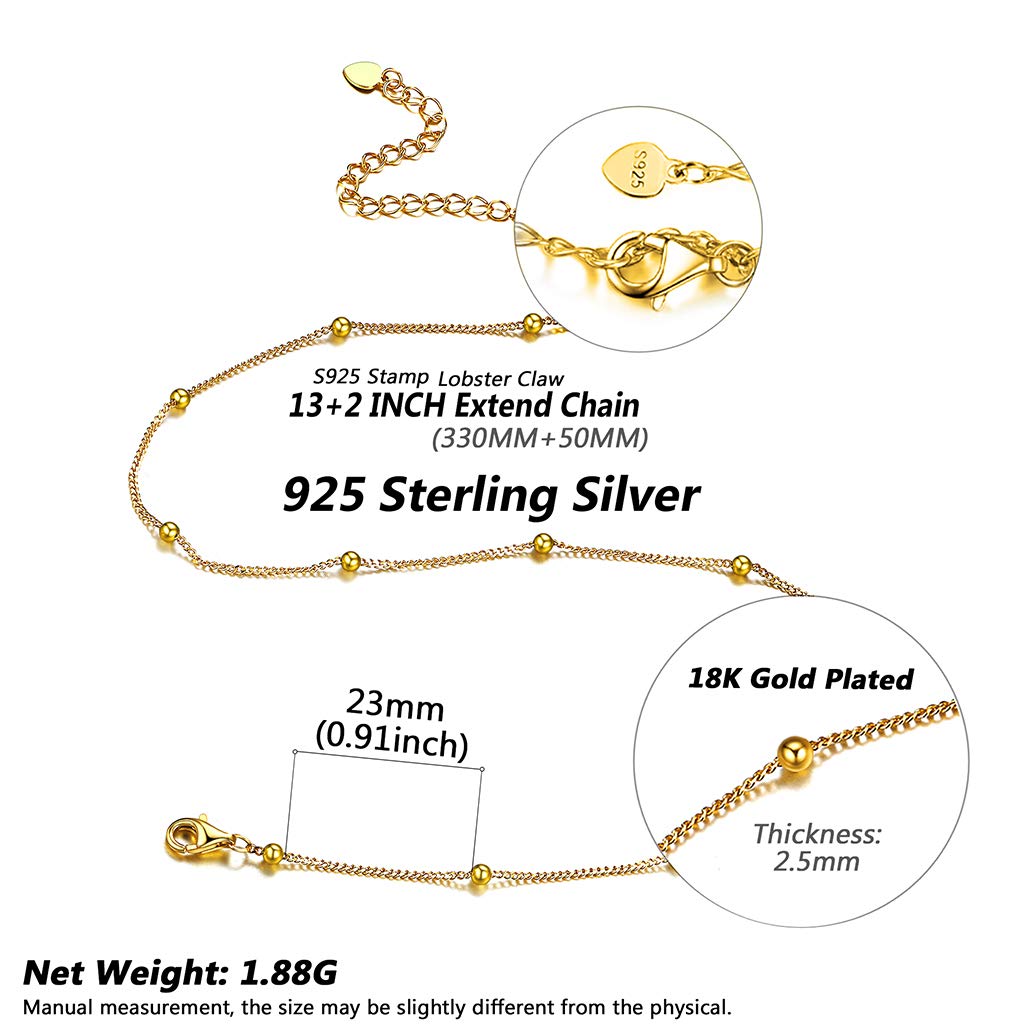 Silvora Dainty Sterling Silver Choker Necklace for Women, Teens & Girls - Elegant Layering Jewelry with Delicate Gift Packaging - Perfect for Everyday Wear, Date Nights & Special Occasions