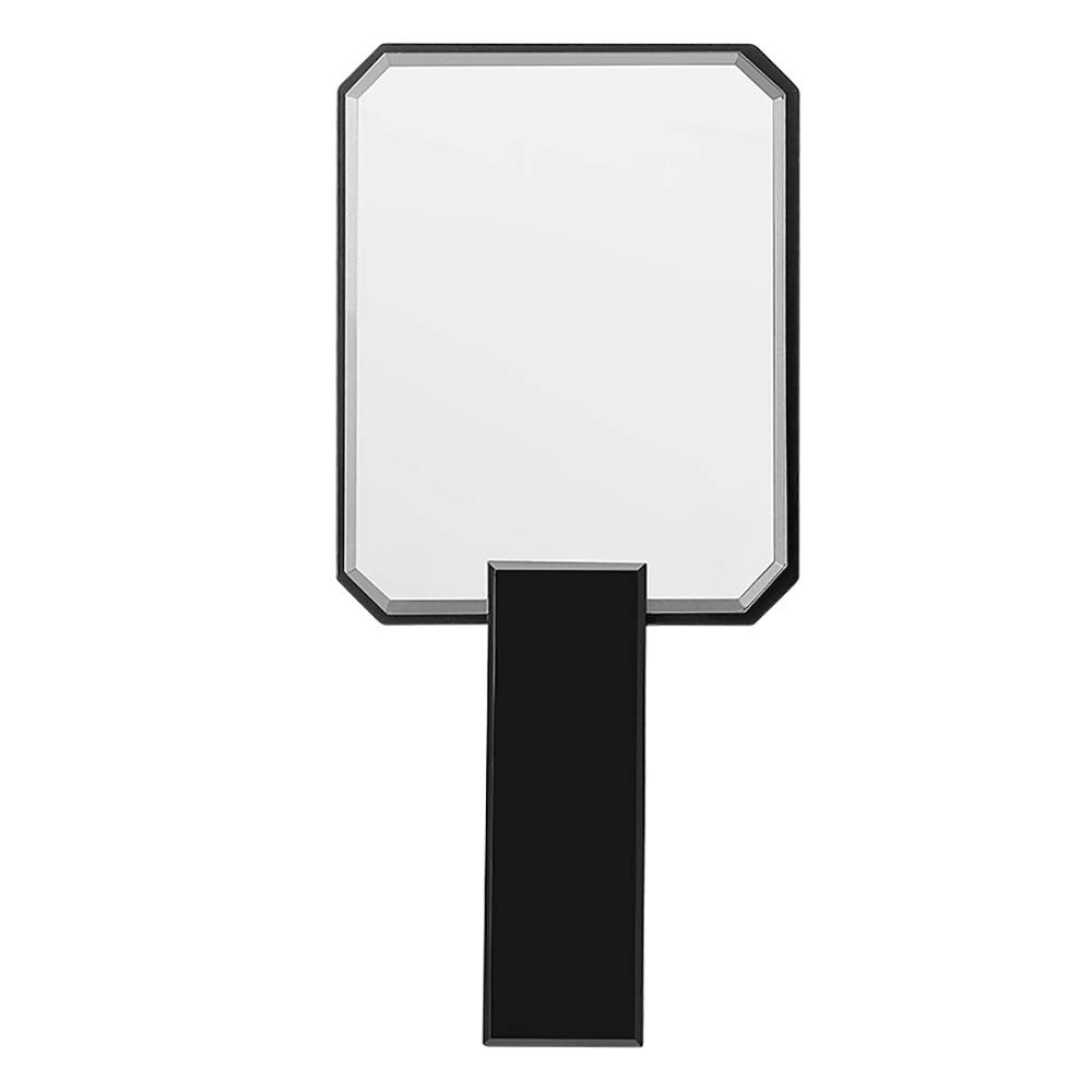Professional White Hand Mirror for Salon & Hairdressers - Portable Handheld Mirror for Hair Styling, Makeup & Beauty - Perfect for Home, Salon & Travel Use