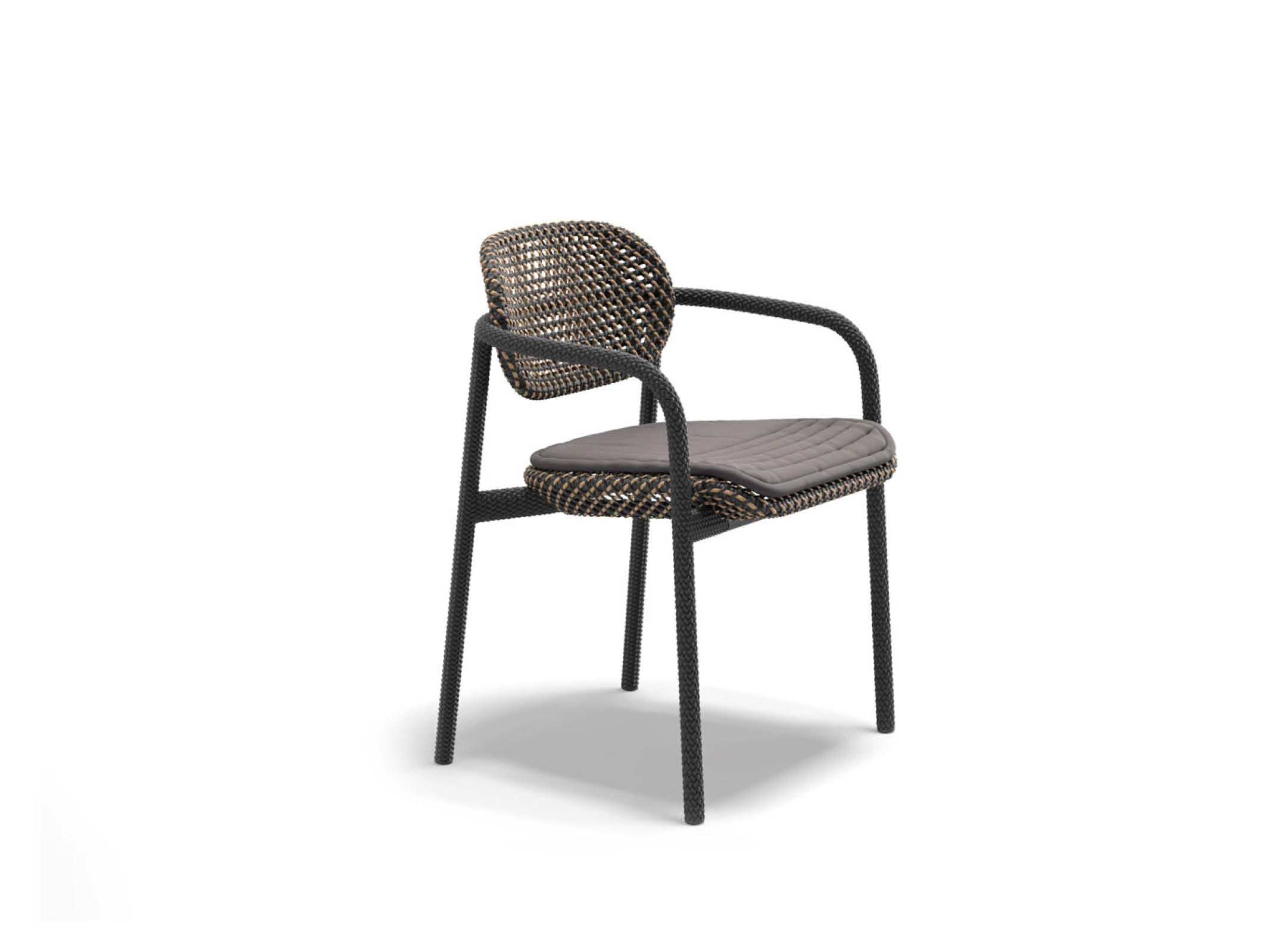 Roii Armchair - Modern Accent Chair for Living Room, Bedroom & Office - Comfortable Upholstered Lounge Chair with Wooden Legs - Perfect for Relaxing, Reading & Decorating