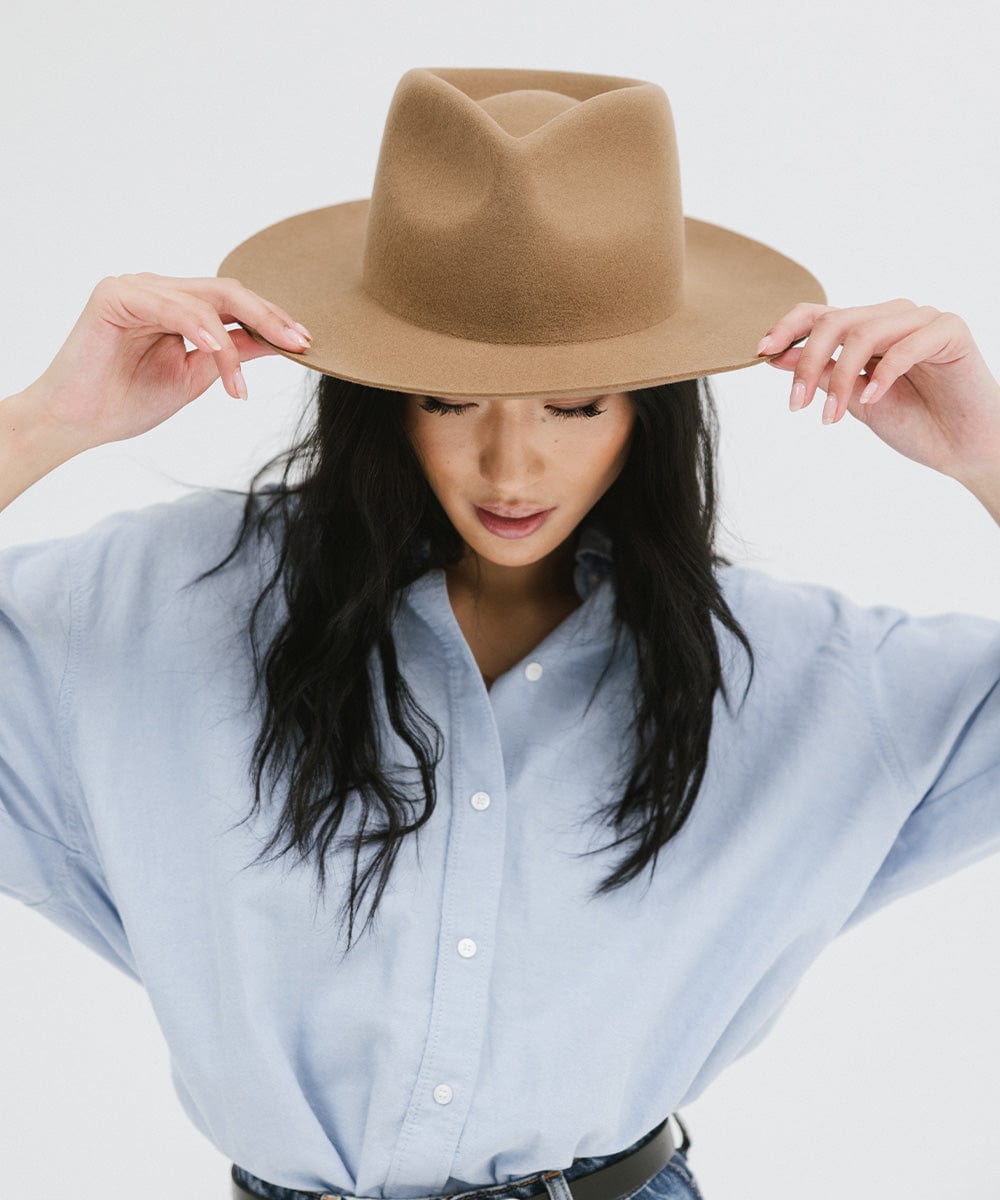 Zephyr Rancher Hat for Men & Women - Western Cowboy Hat with Wide Brim - Perfect for Outdoor, Rodeo, and Country Music Festivals