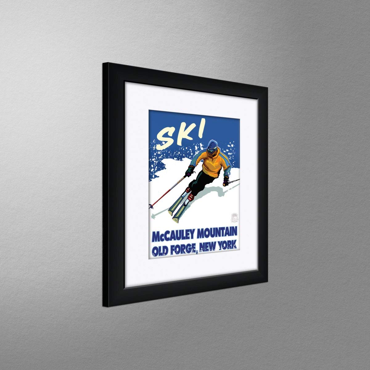 Paul A. Lanquist Framed Art Print - McCaley Mountain Downhill Landscape (15