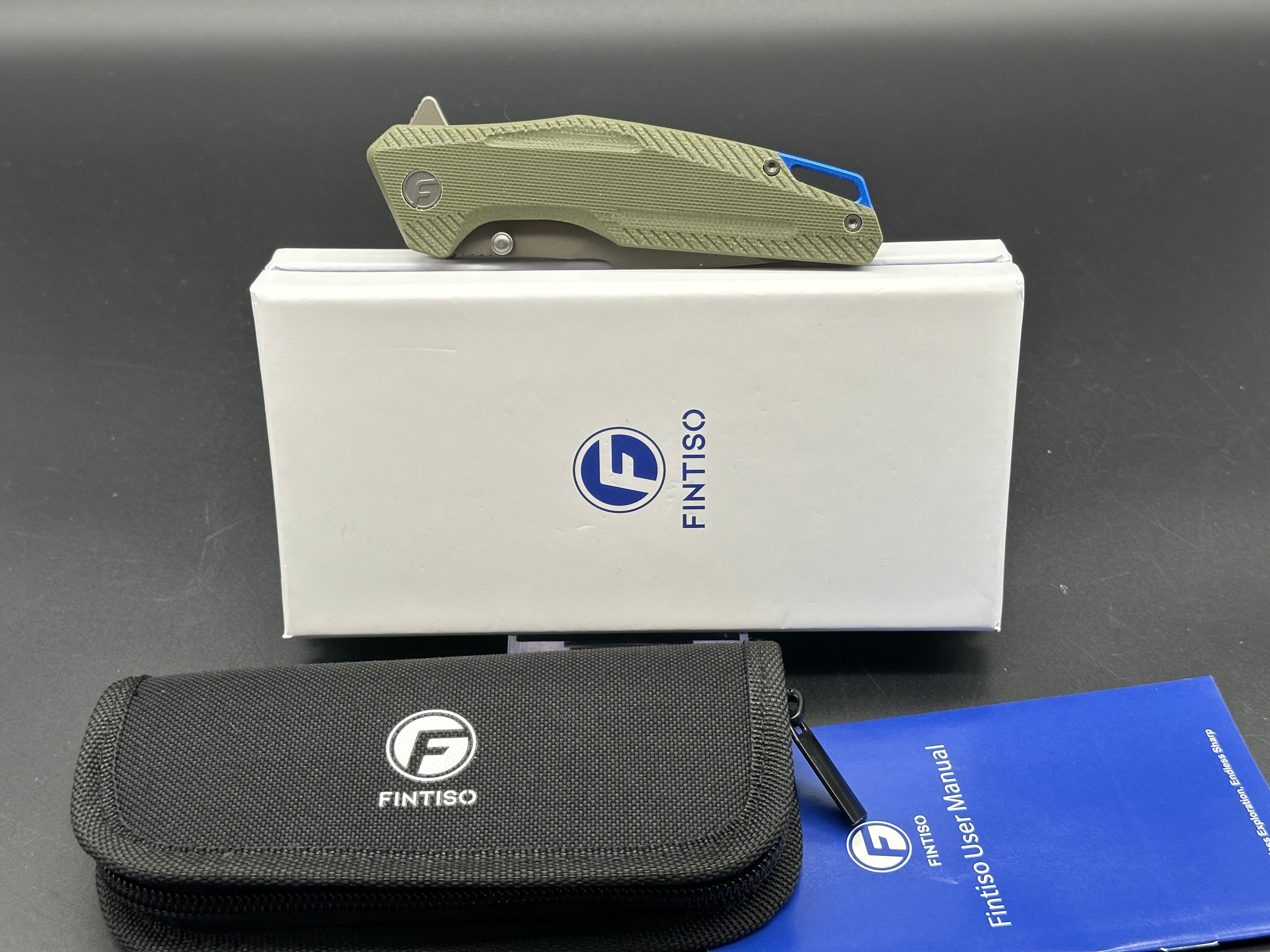 Premium FINTISO Falcon Pocket Knife - 3.26