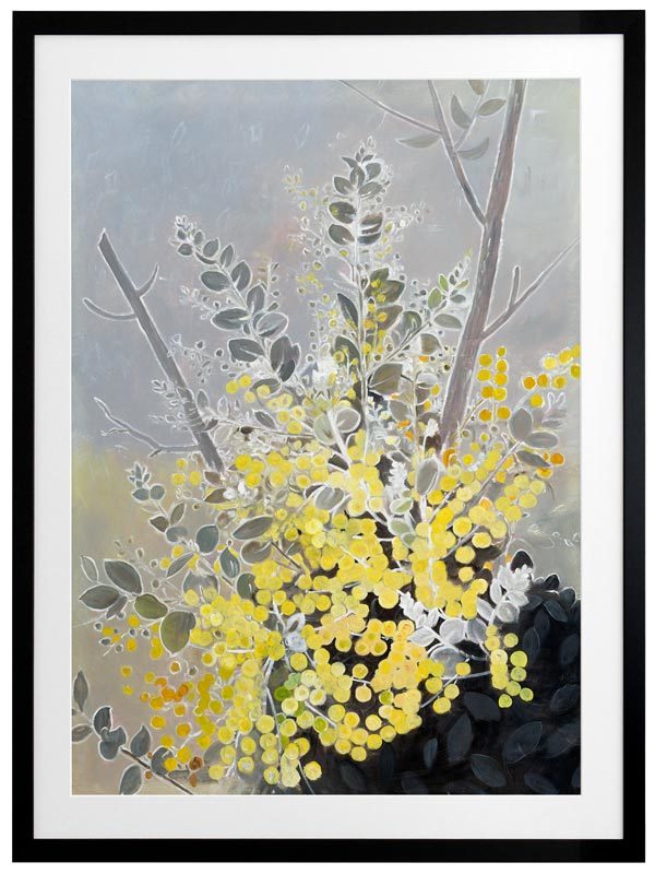 Acacia Framed Art Print - Nature Inspired Wall Decor for Living Room, Bedroom & Office - Ready to Hang Canvas Painting