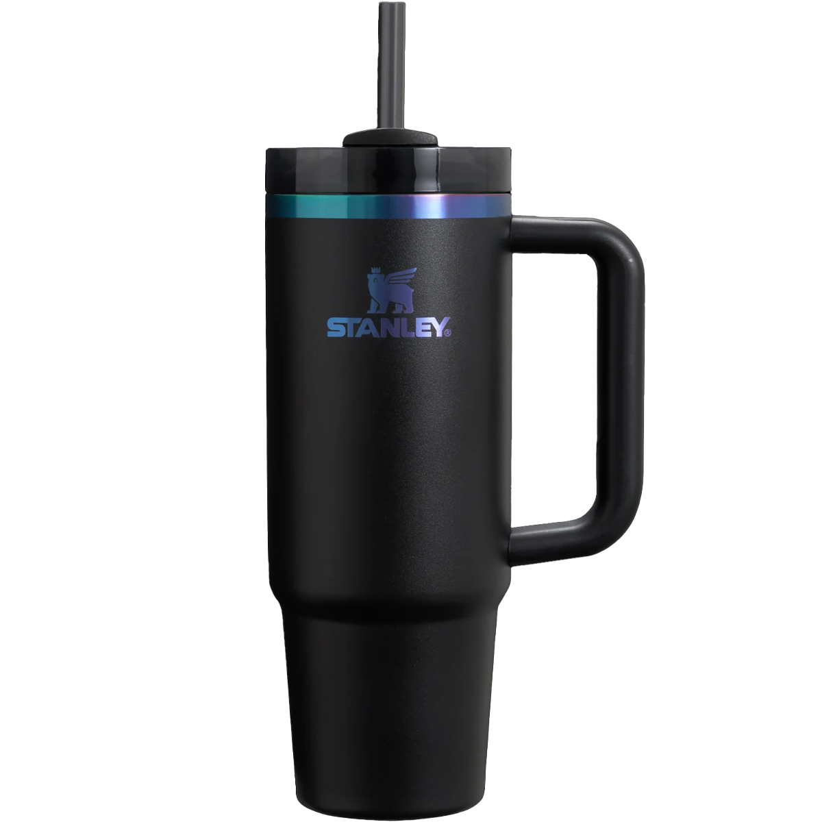 Black Chroma Quencher H2.O FlowState 30 oz Insulated Tumbler Cup - Keeps Drinks Cold for 24 Hours & Hot for 6 Hours - Perfect for Gym, Office, Travel & Outdoor Activities