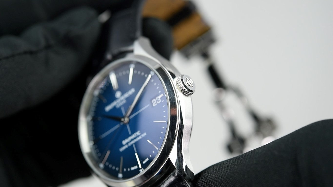 Pre-Owned Baume & Mercier Clifton Baumatic M0A10467 Luxury Men's Watch - Perfect for Business, Formal Events & Collectors