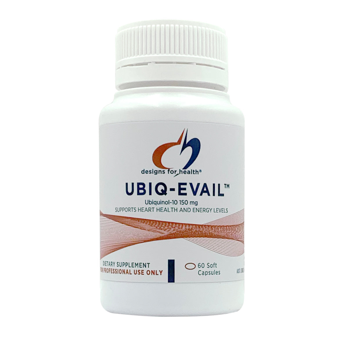 Designs For Health Ubiq Evail Supplement - Premium CoQ10 & Ubiquinol for Heart Health & Energy Support - Ideal for Athletes, Seniors & Heart Wellness