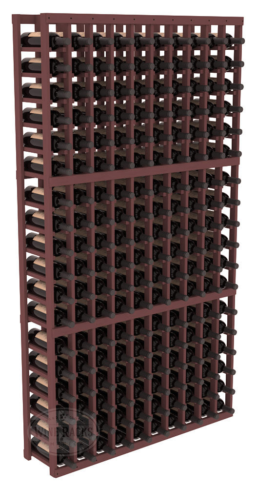 InstaCellar 10 Column Standard Wine Rack - Durable Metal Wine Storage for Home, Kitchen, or Cellar - Perfect for Organizing and Displaying Wine Bottles