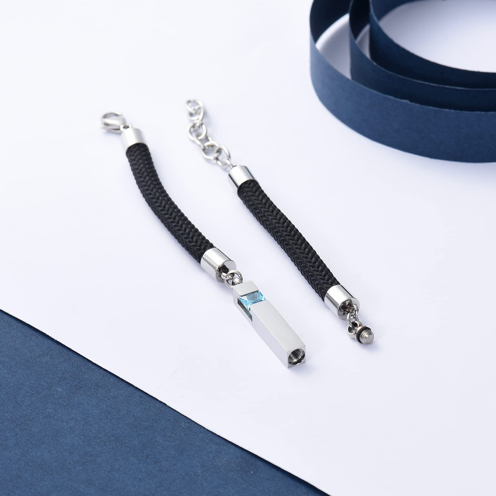 Cremation Bracelet for Ashes - Stainless Steel Memorial Jewelry for Loved Ones | Perfect for Grieving & Remembrance