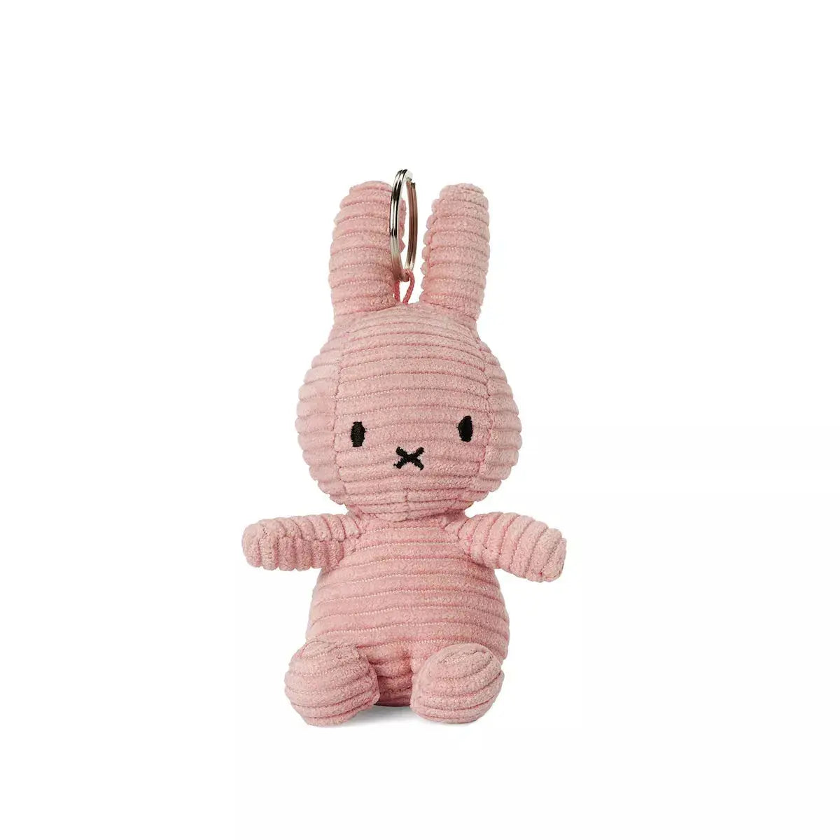 Cute Miffy Corduroy Keychain - Adorable Rabbit Plush Keyring for Bags, Backpacks & Gifts - Perfect for Kids, Teens & Anime Fans