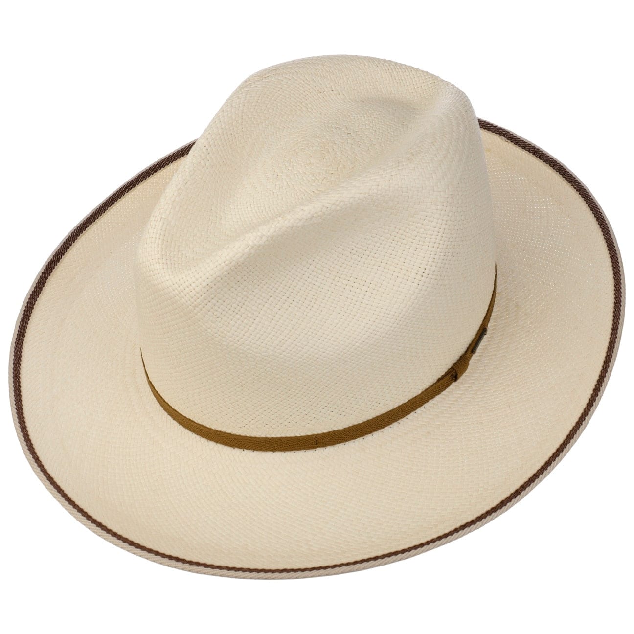 Bailey 1922 Parson Panama Hat for Men - Classic Straw Fedora with Black Band | Perfect for Summer, Beach Vacations & Outdoor Events