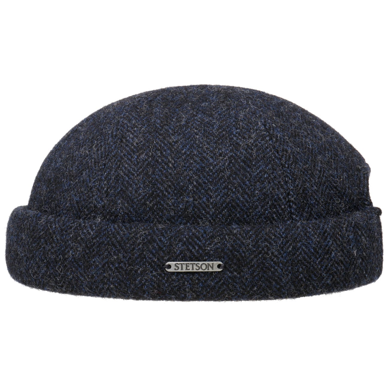 Stetson Lavoy Herringbone Wool Docker Hat for Men - Classic Winter Beanie for Outdoor Activities, Hiking, and Casual Wear
