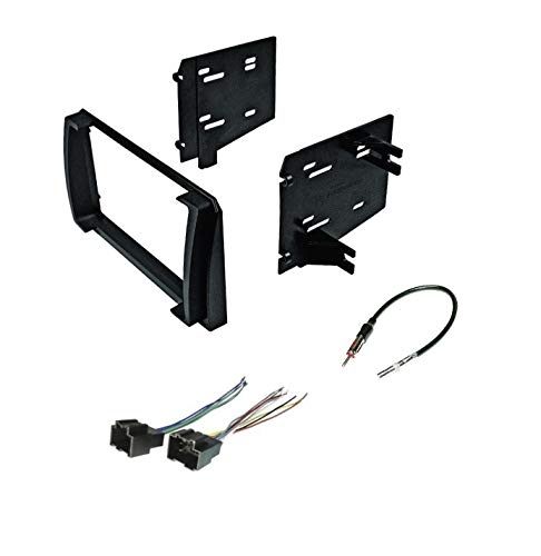 Premium Car Stereo Installation Kit for 2009-2010 Pontiac Vibe - Double Din Dash Kit, Wiring Harness & Antenna Adapter | Perfect for Aftermarket Radio Upgrade & Enhanced Sound System