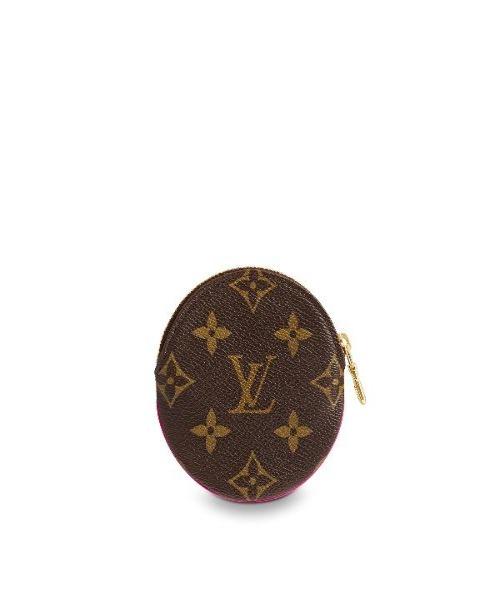 LV Monogram Round Coin Purse with Chain - Stylish Wallet for Women, Perfect for Parties & Night Out
