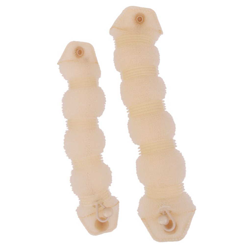 Lightweight Comfortable Sponge Hair Bun Maker - Hair Styling Tool for Women (2-Pack, Beige) | Perfect for Updos, Ponytails & Everyday Hairstyles