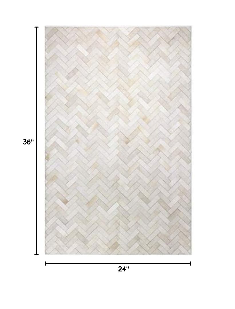 Handmade 100% Genuine Leather Jacquard Cowhide Patchwork Area Rug - 6' Round Brown (MC118) for Living Room, Bedroom, or Office Decor
